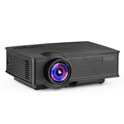 Krohm HD 720P LED Video Projector With Image Up to 120"! Long 20,000 HR Lamp Life, AV/VGA/HDMI/USD/SD Connections