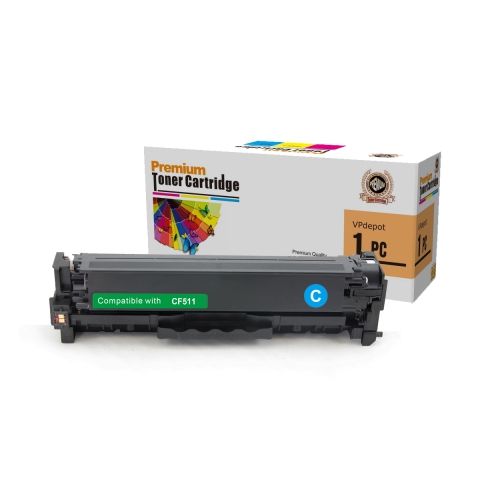 VPDEPOT  HP New Compatible Cf511A (204A) Standard Yield Toner for HP Color Laserjet M154A/m154Nw/m180Nw/m180/m180N/m181 In Cyan