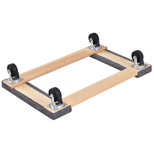 Costway 4PCS 30" x 18" Dolly Moving Carrier Mover Handle Casters 1000lb