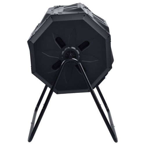 Costway 42-Gallon Compost Tumbler Garden Waste Bin Grass Food Trash Barrel Fertilizer