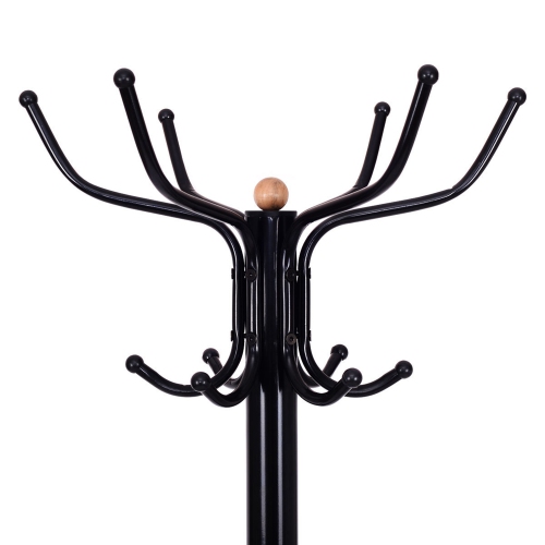 Costway Metal Coat Hat Rack Organizer Clothes Hanger Hooks Tree Stand Umbrella Holder