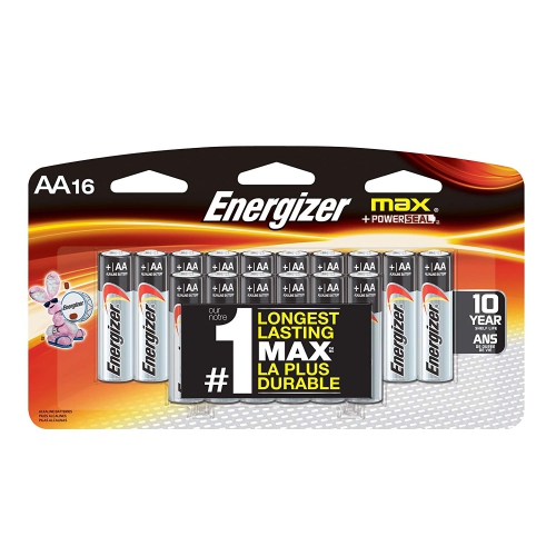 ENERGIZER  Max Aa Batteries, 16-Count 