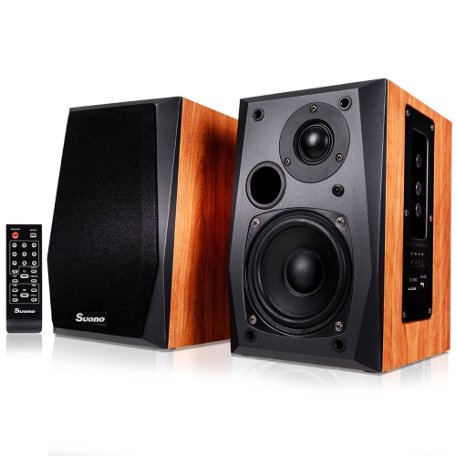 Powered Bluetooth Bookshelf Speakers Active Near Field Monitors