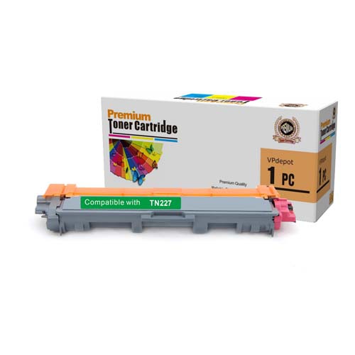 VPDEPOT  Tn-227 (Tn227) M Compatible Toner for Brother Hl-L3210Cw/l3230/l3270/l3290C/mfc-L3710/l3750/l3770 With Chip In Magenta