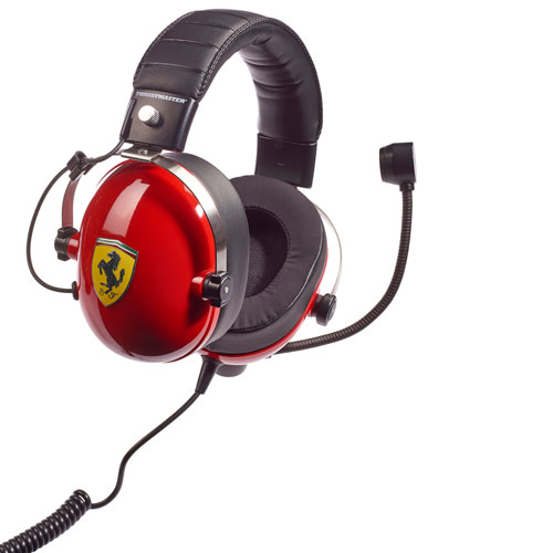Thrustmaster T.Racing Scuderia Ferrari Edition Gaming Headset with Microphone - Red/Black
