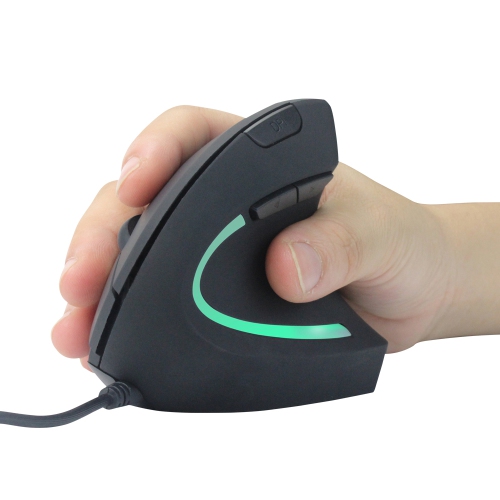 Anthrodesk Vertical Mouse With LED Light, DIP Switch, and Improved Ergonomic Design