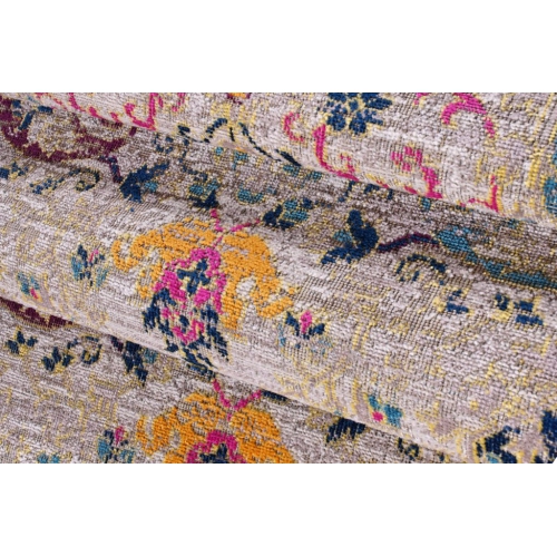 Katrina Beige Cream Traditional Indoor/Outdoor Area Rug 5'2" x 7'5"