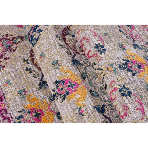 Katrina Beige Cream Traditional Indoor/Outdoor Area Rug 6'5" x 9'5"