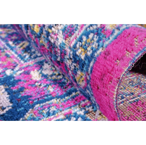 Beverly Lilac Blue Indoor/Outdoor Persian Area Rug 2'7" x 4'11"