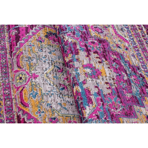 Elson Lilac Beige Traditional Indoor/Outdoor Area Rug 2'7" x 4'11"