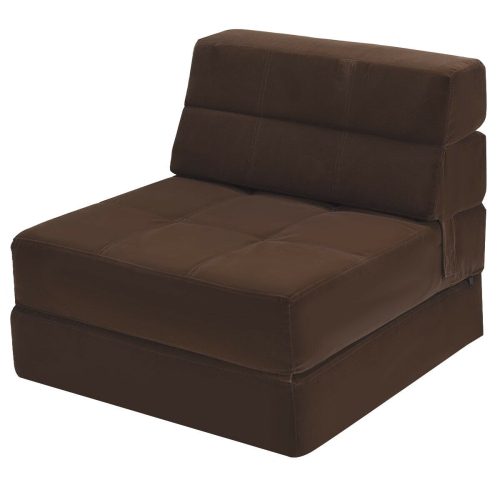 Tri Fold Fold Down Chair Flip Out Lounger Convertible Sleeper Bed