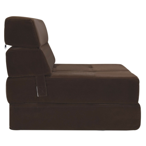 Costway Tri-Fold Fold Down Chair Flip Out Lounger Convertible Sleeper Bed Couch Dorm