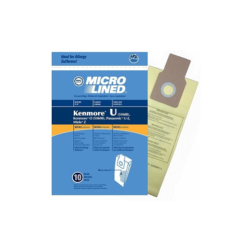 10 Bags for Kenmore Upright Vacuum 5068 50688 50690 Type U O Microlined