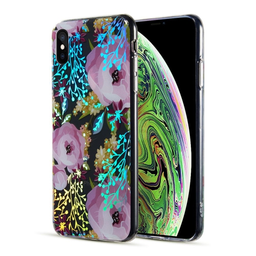 The Decoration Series Flower Hard Snap In Transparent Case Cover