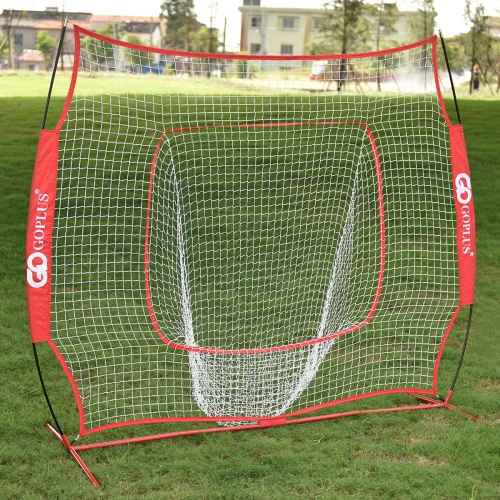 softball hitting net and tee