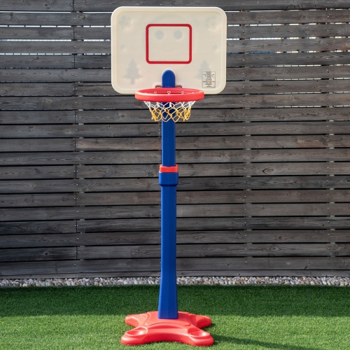 Costway Kids Children Basketball Hoop Stand Adjustable Height Indoor Outdoor Sports