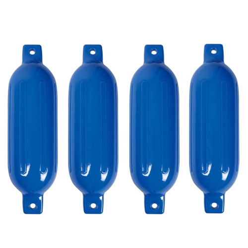 Costway 6.5" x 23" 4 Ribbed Marine Boat Fender Vinyl Bumper Dock Shield Protection