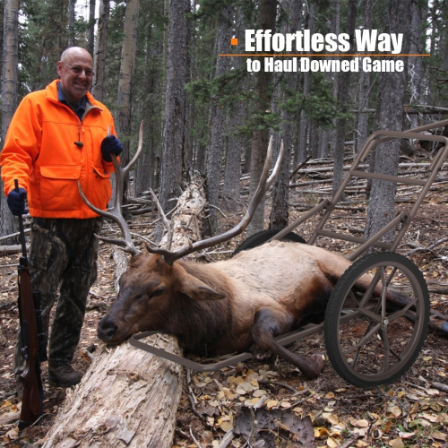 Costway Deer Cart Game Hauler Utility Gear Dolly Cart Hunting Accessories 500 LB