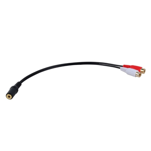 axGear 3.5mm Female to RCA Female Audio Converter Cable F/F Aux to AV Audio