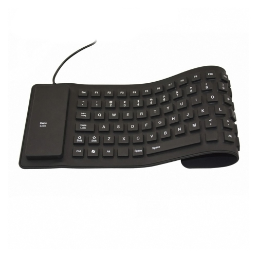 axGear Waterproof Silicone Keyboard Foldable Flexible USB Mini Dustproof dirt Proof