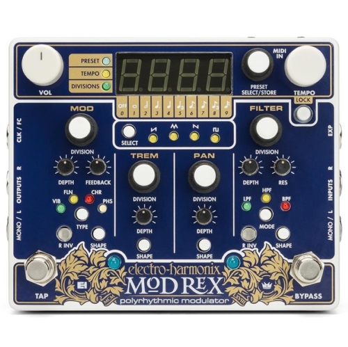 ELECTRO-HARMONIX  Mod Rex Polyrhythmic Modulator Pedal