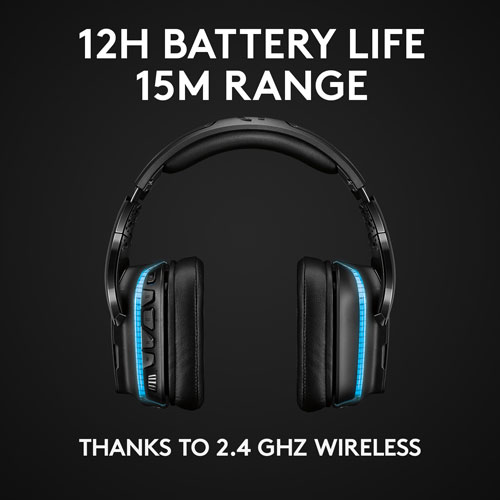 Logitech G935 RF Wireless Gaming Headset with Microphone - Black