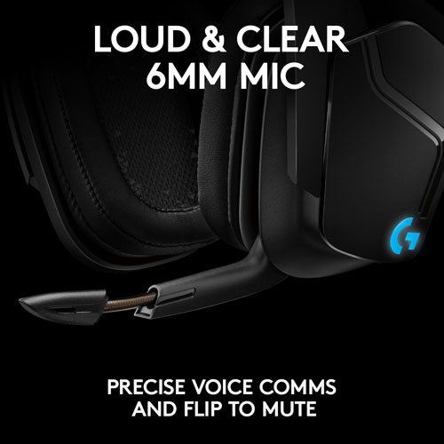 Logitech G935 RF Wireless Gaming Headset with Microphone - Black