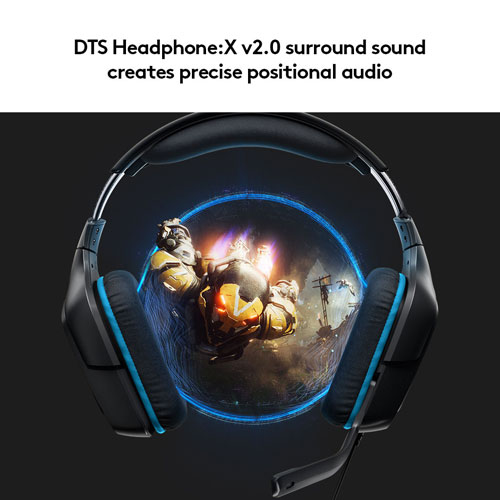 Logitech G432 Gaming Headset with Microphone - Black