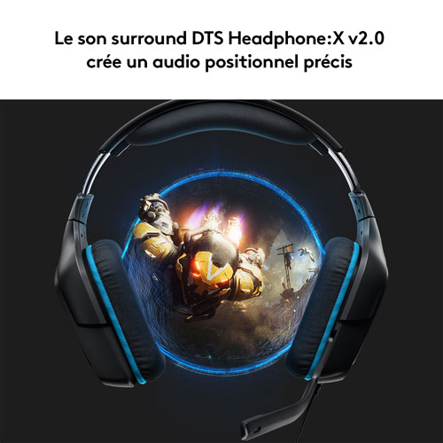 Logitech G432 Gaming Headset with Microphone - Black
