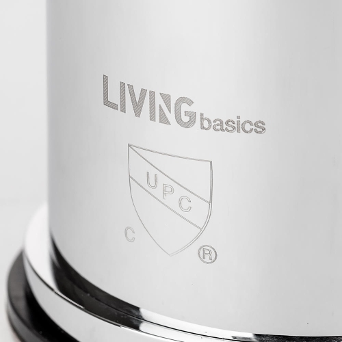 Single-Handle Bathroom Basin Faucet, Modern Commercial Light Chrome-LIVINGbasics