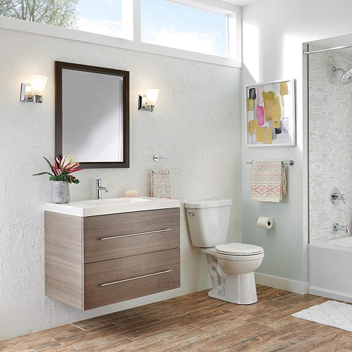 Single-Handle Bathroom Basin Faucet, Modern Commercial Light Chrome-LIVINGbasics