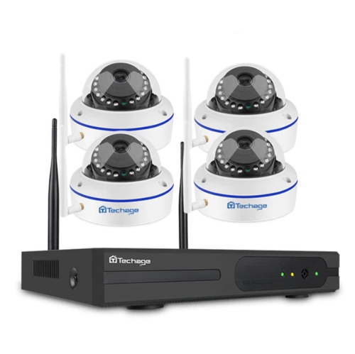 Record White System- Audio Security Wifi Vandalproof Indoor Surveillance 1080p Hd Dome 1tb Camera Wireless Techage 4 Record White System- Audio Security Wifi Vandalproof Indoor Surveillance 1080p Hd Dome 1tb Camera Wireless Techage 4
