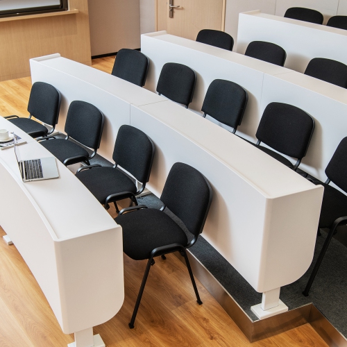 Costway Set of 5 Office Guest Chair Stackable Reception Chair Waiting Conference Room