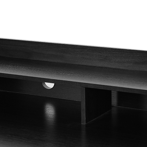 Costway Computer Computer Desk PC Laptop Writing Table Workstation Student Study Furniture Black