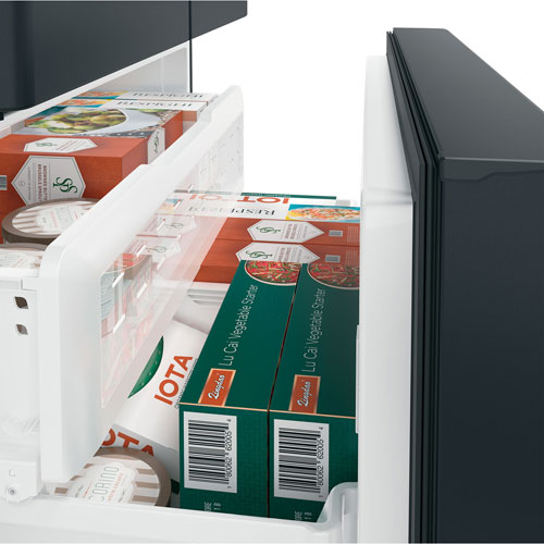 Café 36" 22.2 Cu. Ft. Counter-Depth French Door Refrigerator - Matte Black