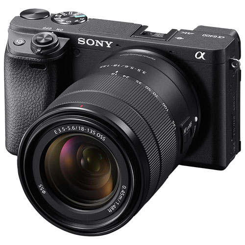 Sony Alpha a6400 Mirrorless Vlogger Camera with 18-135mm OSS Lens Kit