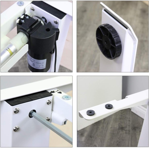 Boost Industries Floor Standing FS-DR48Mii Shallow Motorized/Electric Height Adjustable Desk Frame