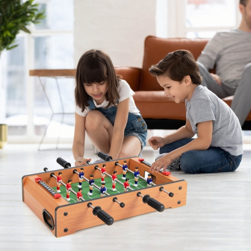 Costway 20" Football Table Competition Game Soccer Arcade Sized Indoor Sports