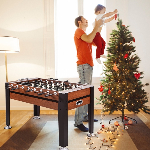 Costway 54" Foosball Soccer Table Competition Sized Football Arcade Indoor Game Room