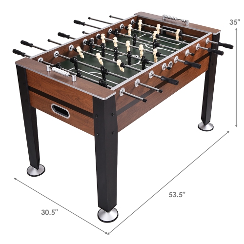 Costway 54" Foosball Soccer Table Competition Sized Football Arcade Indoor Game Room
