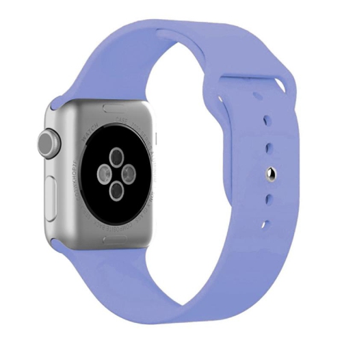 Bracelet en silicone lavande de PANDACO pour Apple Watch 42&nbsp;mm/44&nbsp;mm/45&nbsp;mm/46&nbsp;mm/49&nbsp;mm