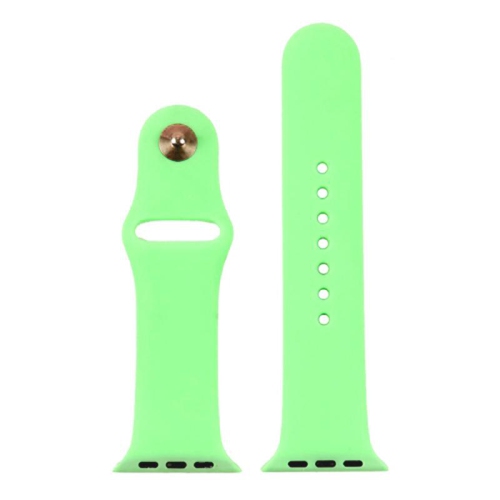 Bracelet en silicone vert lime de PANDACO pour Apple Watch 38&nbsp;mm/40&nbsp;mm/41&nbsp;mm/42&nbsp;mm