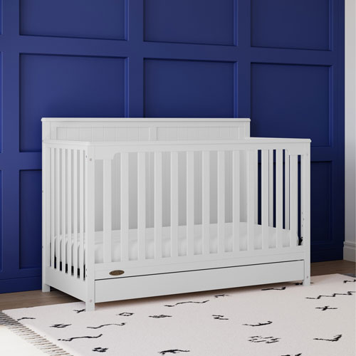 Graco Hadley 4-in-1 Convertible Crib - White