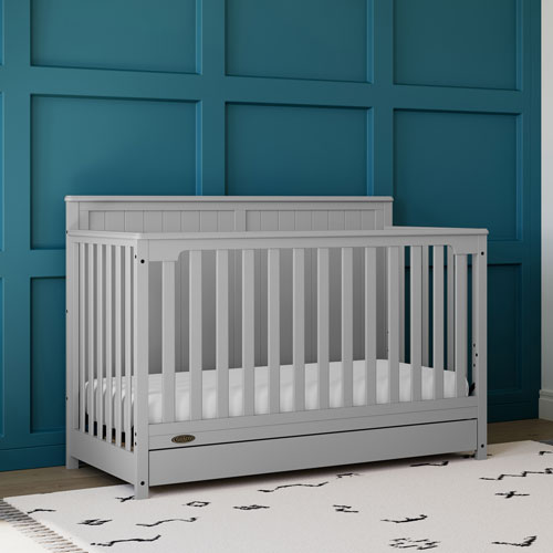 Graco Hadley 4-in-1 Convertible Crib - Grey
