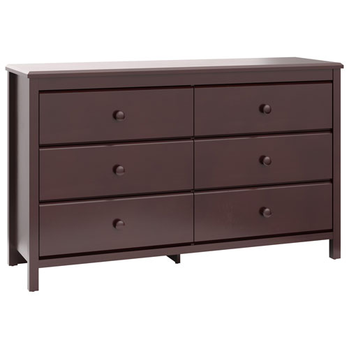 Stork Craft Alpine 6 Drawer Dresser Espresso Best Buy Canada