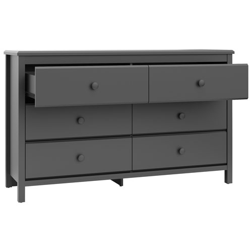 Commode à 6 tiroirs Alpine de Storkcraft - Gris