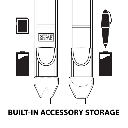 Accessory Power USA Gear DSLR Camera Harness Strap Kit with Comfort Padding and Quick Release System