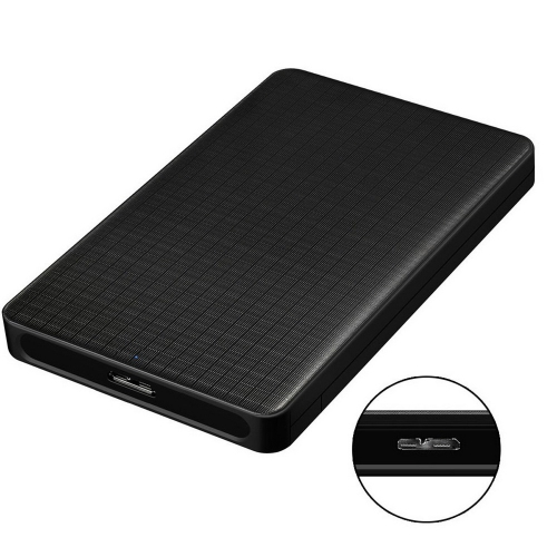 axGear 2.5 inch USB 3.0 SATA Laptop HDD Enclosure MicroB Connection External SSD Case