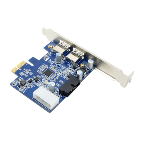 axGear USB 3.0 PCI-E Controller Card 2 External Port w/ Internal 19 Pin Connection