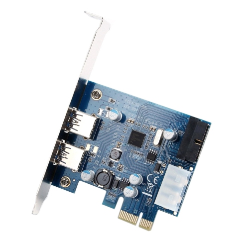axGear USB 3.0 PCI-E Controller Card 2 External Port w/ Internal 19 Pin Connection